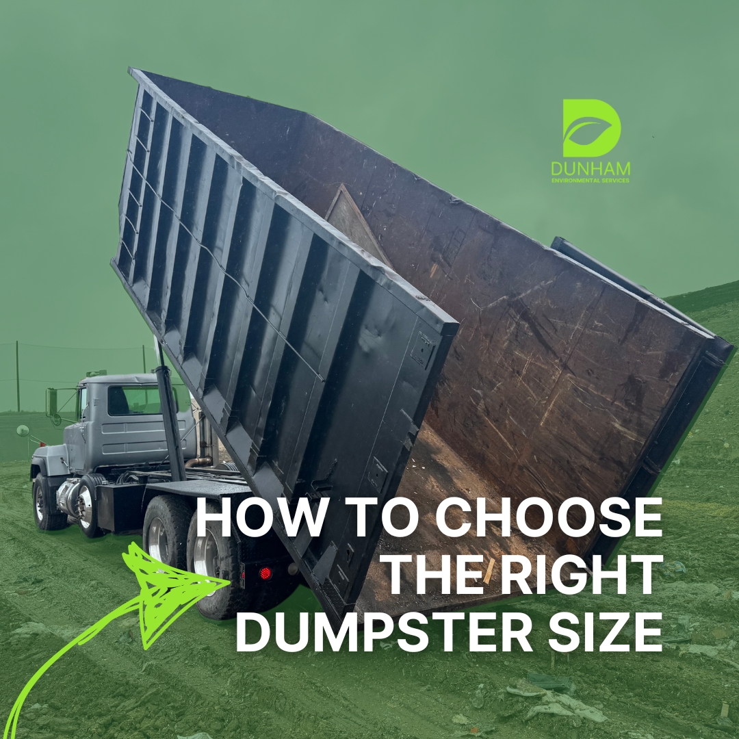 Choose your dumpster size